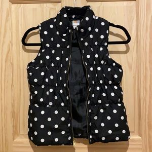 Poka-Dot Puffer Vest